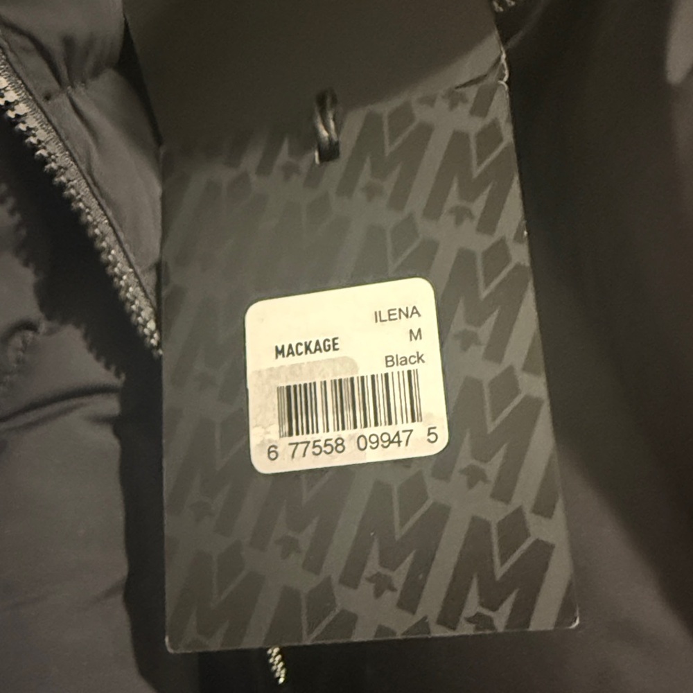 NWT Mackage Ilena Down Jacket. Black, Sz Med. Great Luxury Gift for the Holidays - Picture 7 of 15